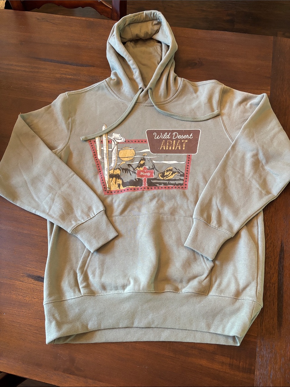 Ariat Women’s Route 66 Wild Desert Hoodie in Sage-NWOT Medium